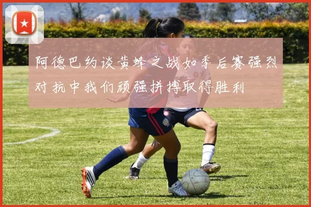 阿德巴约谈黄蜂之战如季后赛强烈对抗中我们顽强拼搏取得胜利
